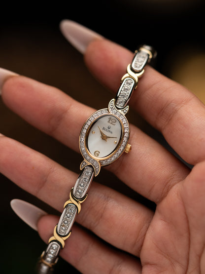 1990s Vintage Bulova Crystal Set