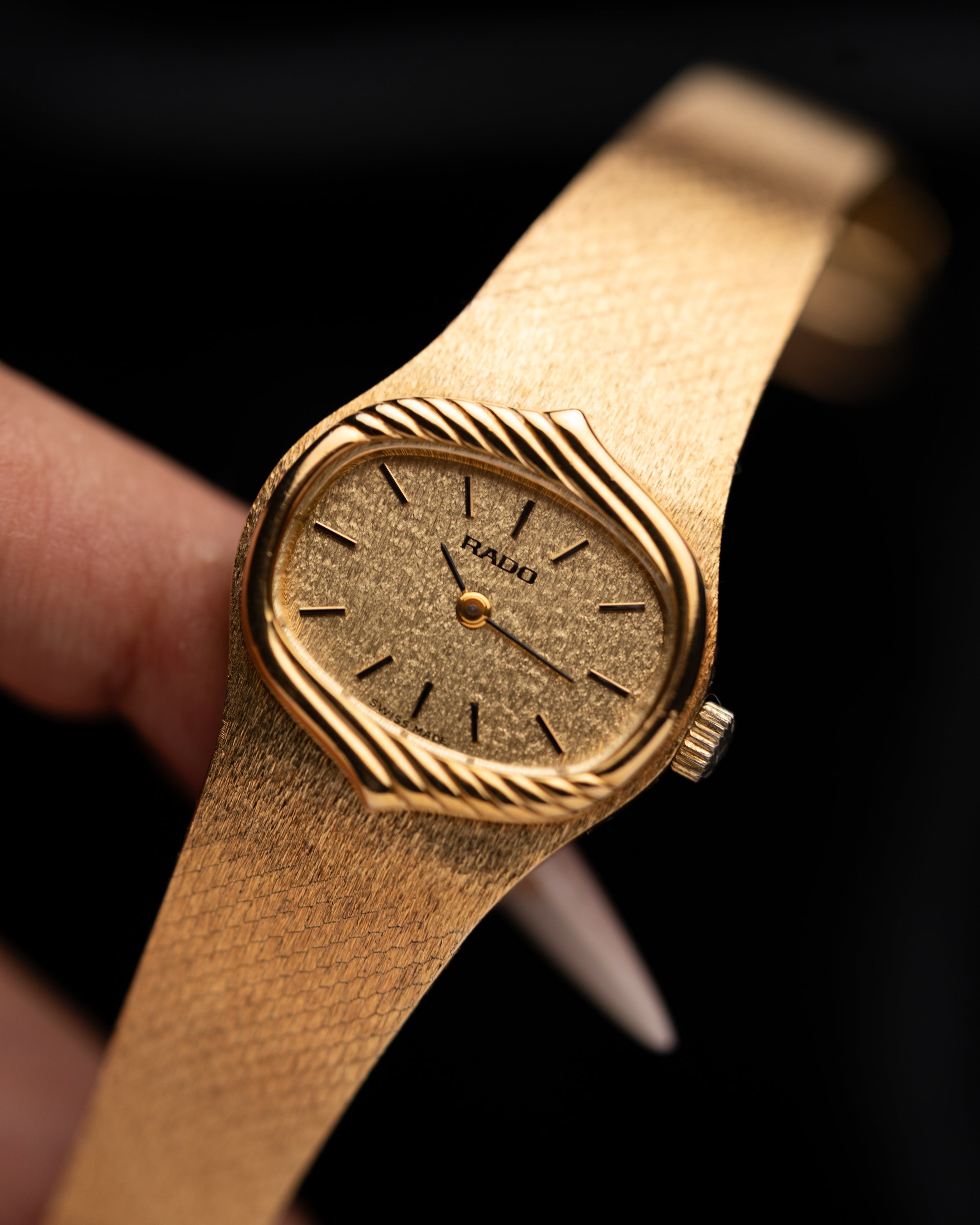 1970s Rado Integrated Wave Mesh