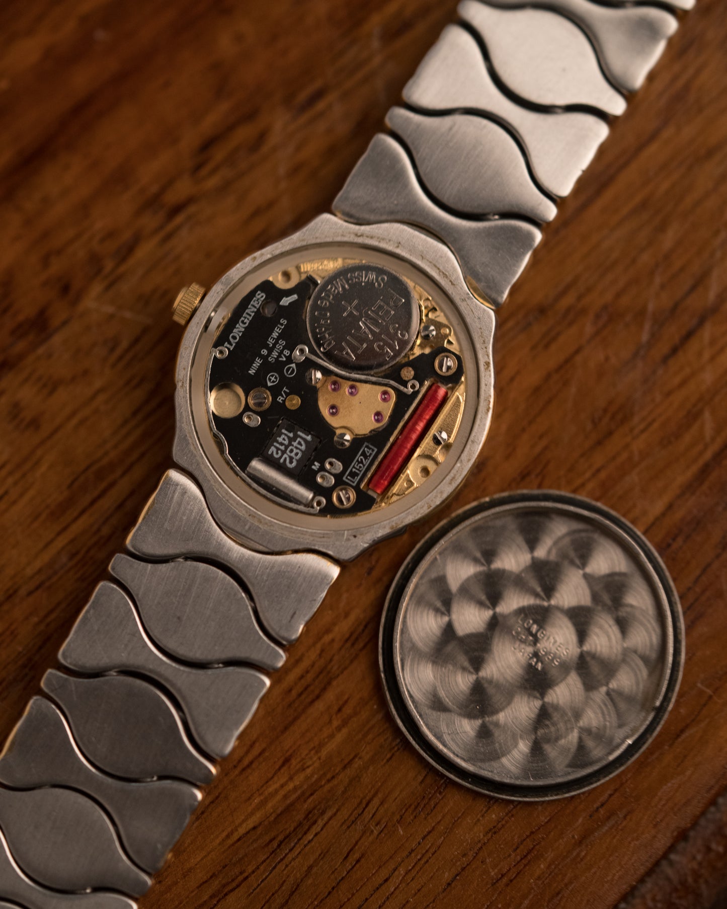 1990s Vintage Longines Dual Toned Watch