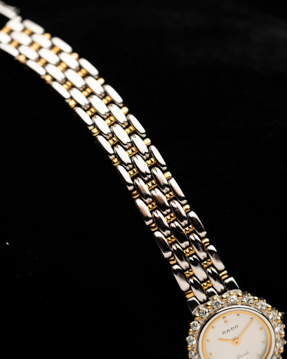 1980s Rado Diamond Halo Quartz