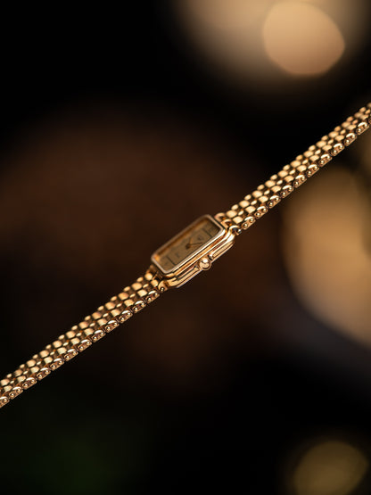 1980s Vintage Longines Coil Bracelet