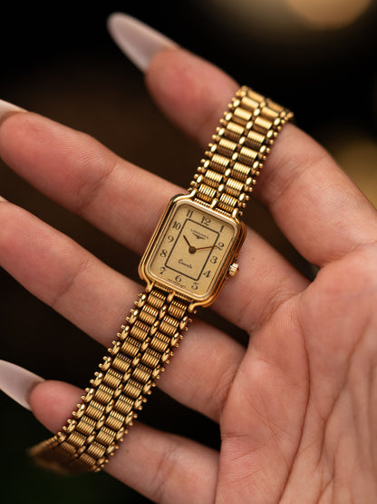 1980s Vintage Longines Coil Bracelet