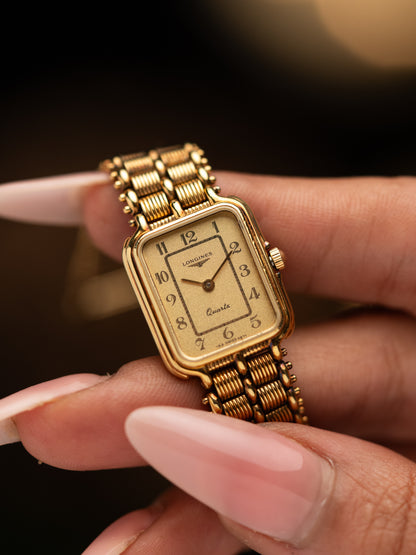 1980s Vintage Longines Coil Bracelet