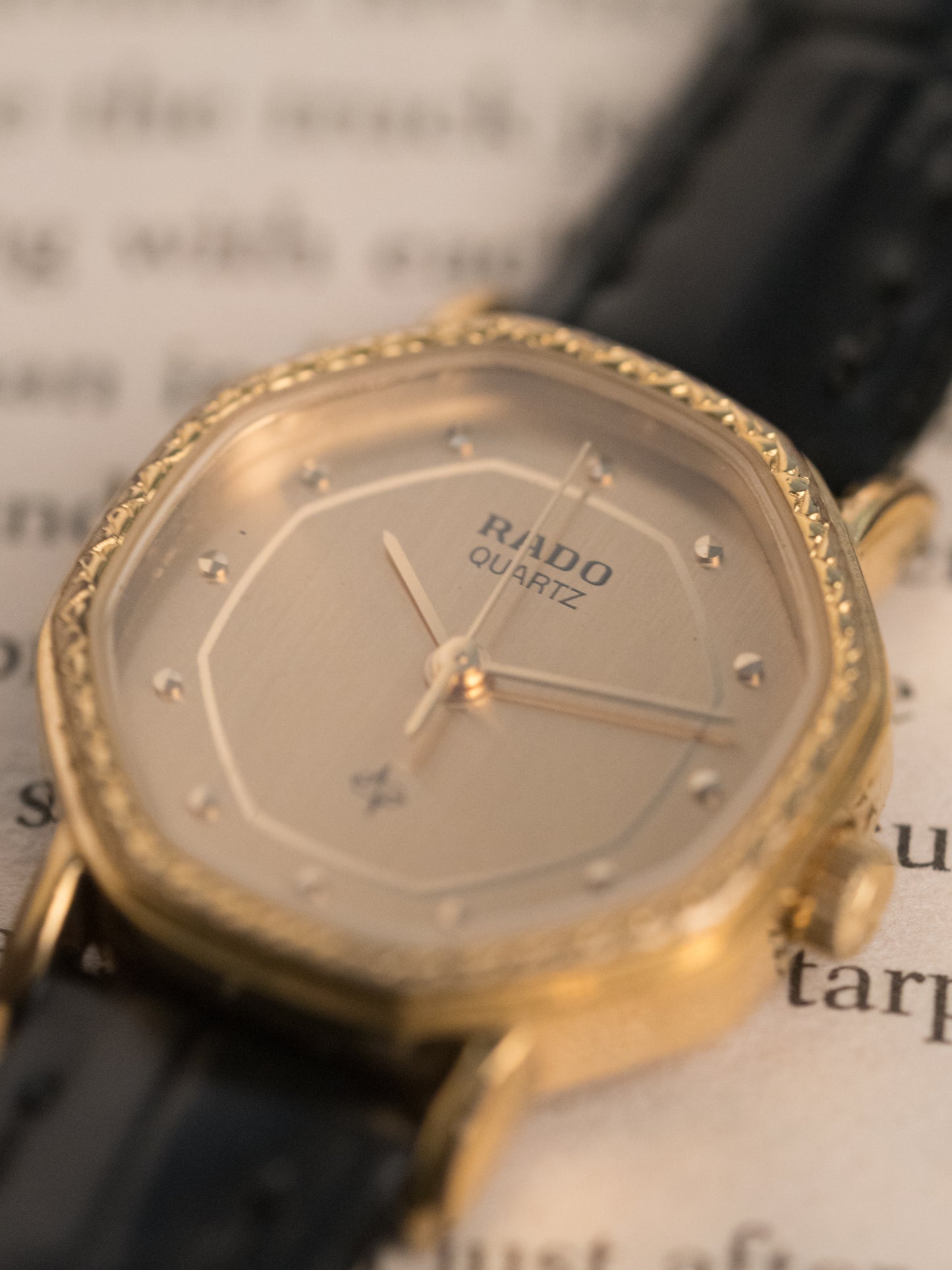 Vintage 1980s Rado Octagon