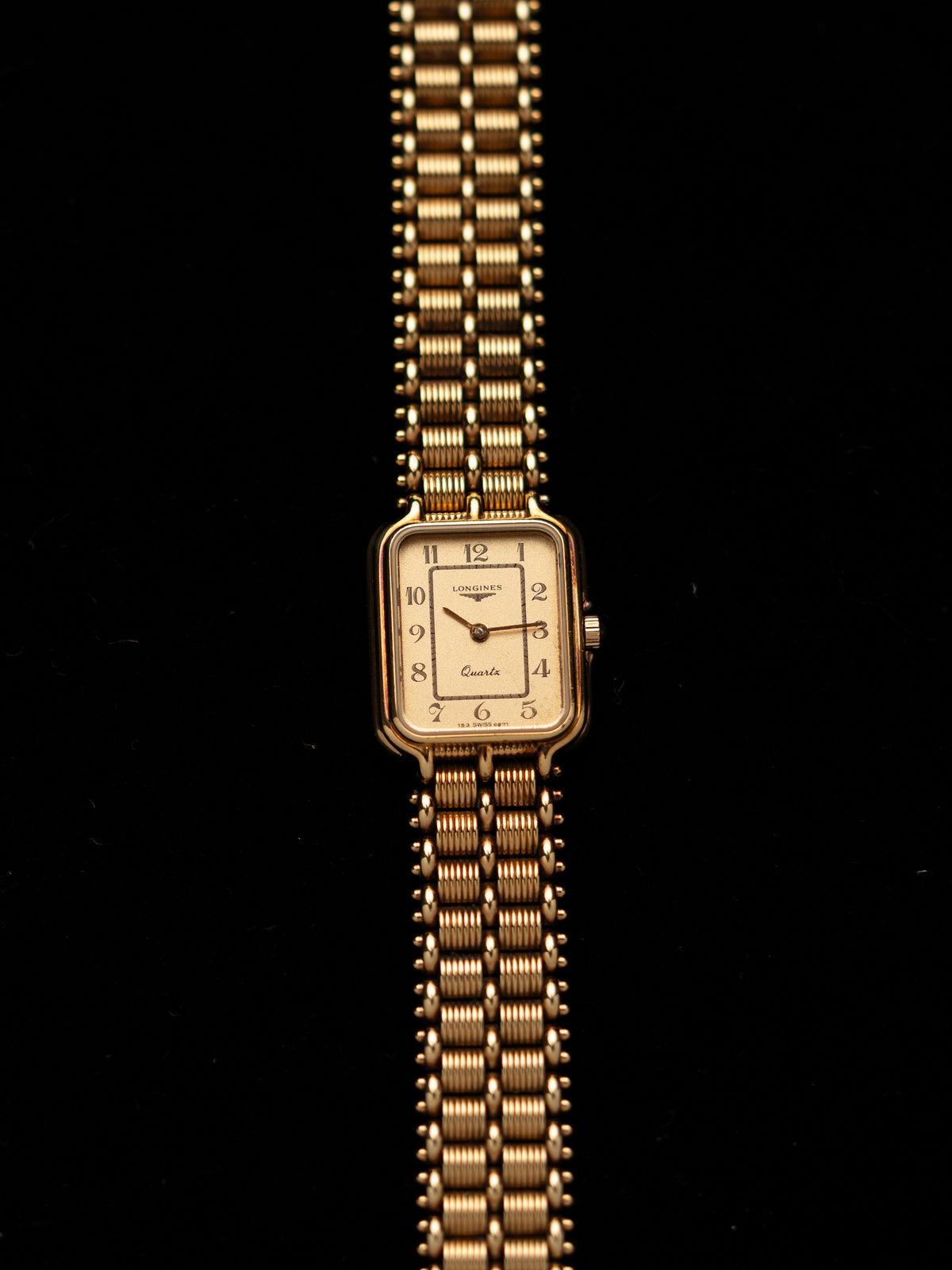 1980s Vintage Longines Coil Bracelet