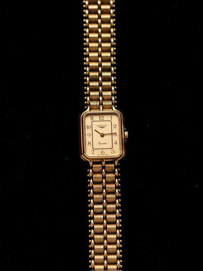 1980s Vintage Longines Coil Bracelet