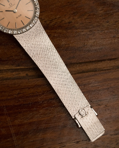 Vintage 1970s Omega de Ville Diamond Bezel