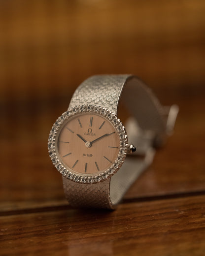 Vintage 1970s Omega de Ville Diamond Bezel