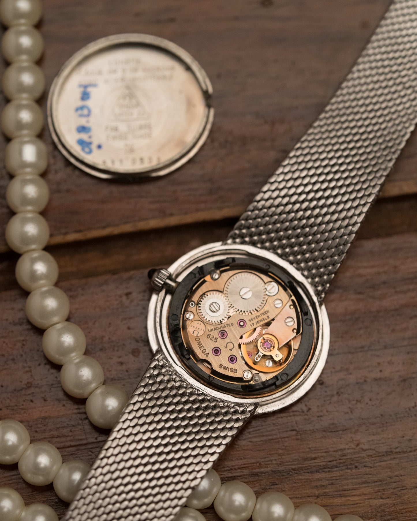 Vintage 1970s Omega de Ville Diamond Bezel