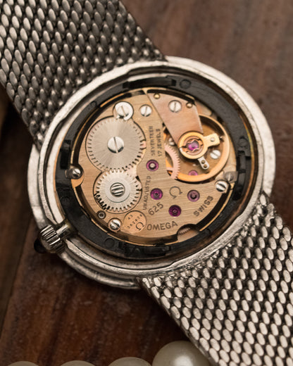 Vintage 1970s Omega de Ville Diamond Bezel