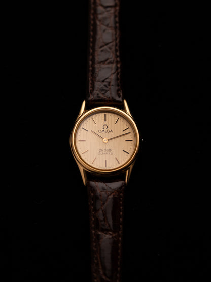 1980s Vintage Omega De Ville Quartz