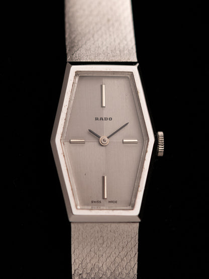 1970s Vintage Rado Hexagon Hand Wound