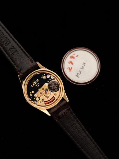1980s Vintage Omega De Ville Quartz