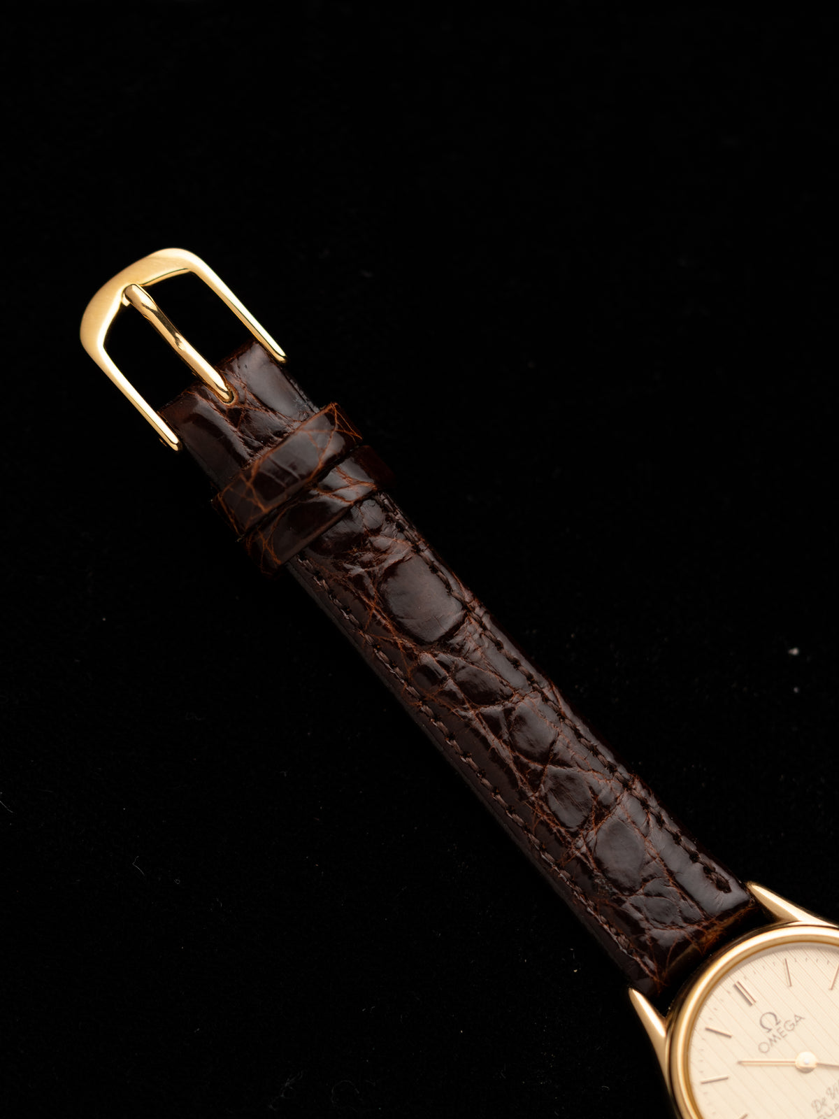 1980s Vintage Omega De Ville Quartz