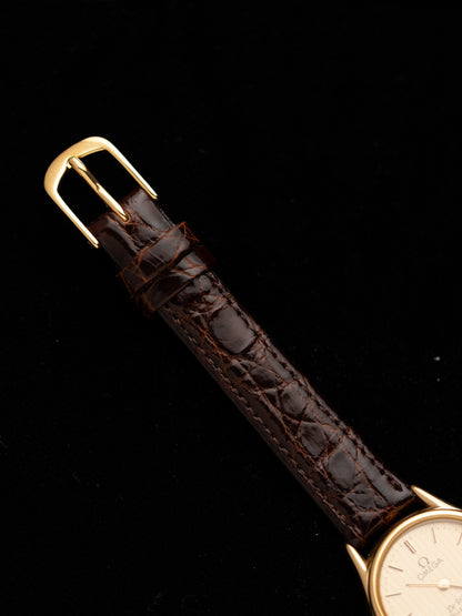 1980s Vintage Omega De Ville Quartz