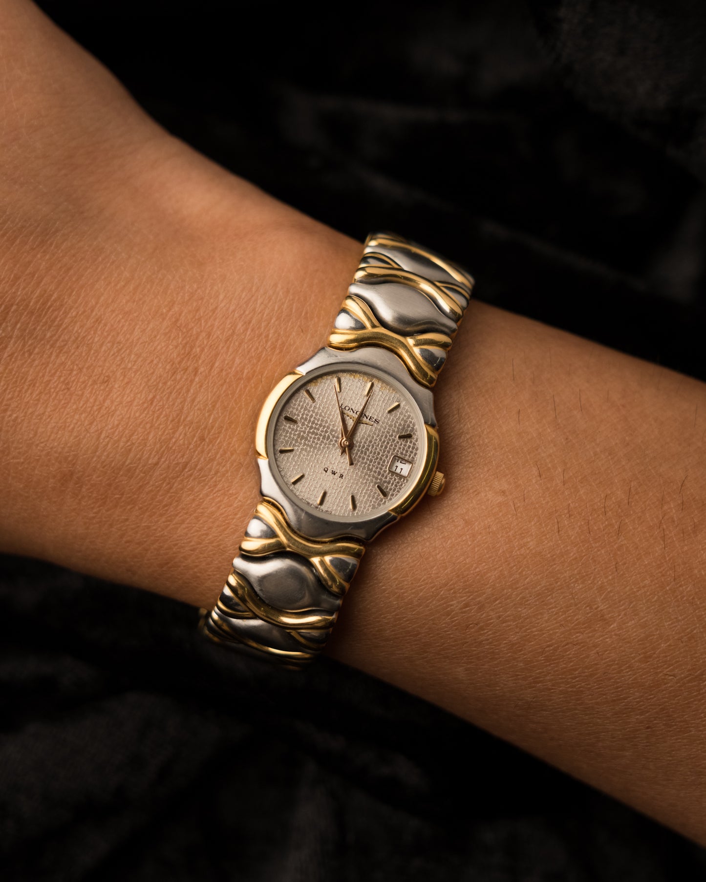 1990s Vintage Longines Dual Toned Watch