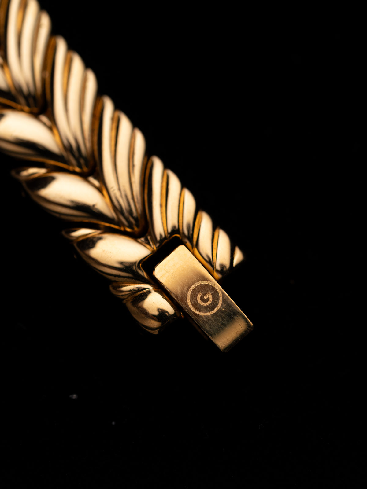 1990s Vintage Grès Wheat Bracelet