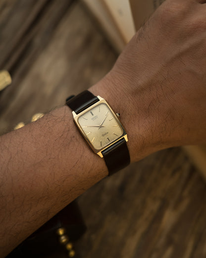 Vintage 1980s Seiko Dolce Tank