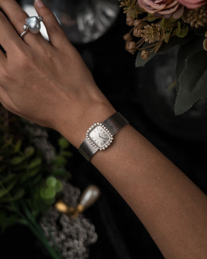 Vintage 1970s Rolex Orchid in 18k WG/SS