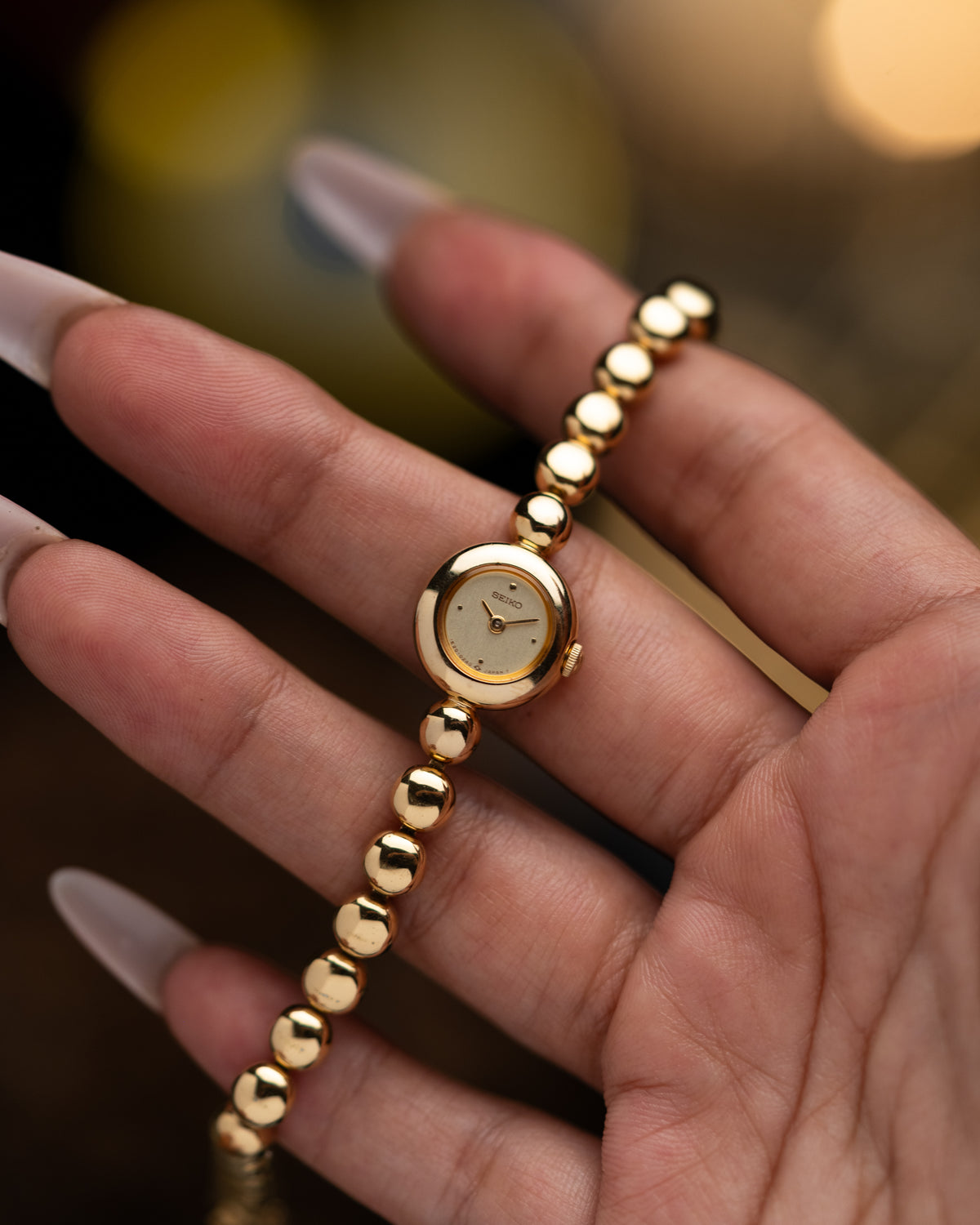 1990s Vintage Seiko Bead Bracelet