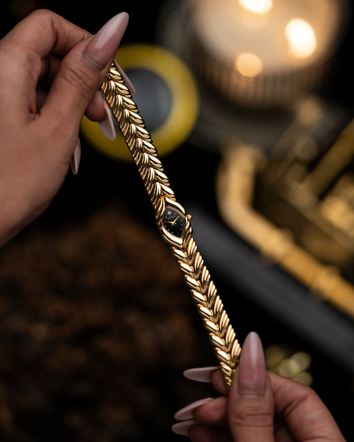 1990s Vintage Grès Wheat Bracelet