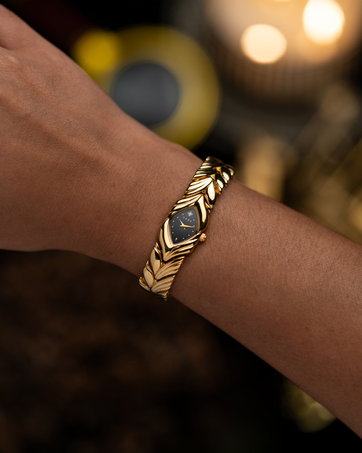 1990s Vintage Grès Wheat Bracelet