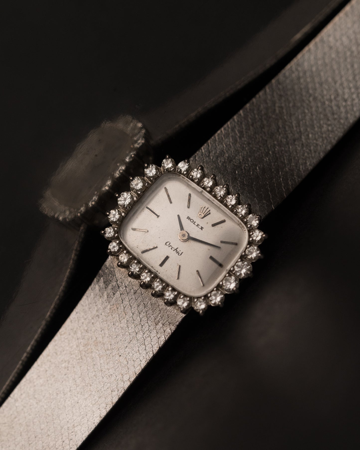 Vintage 1970s Rolex Orchid in 18k WG/SS