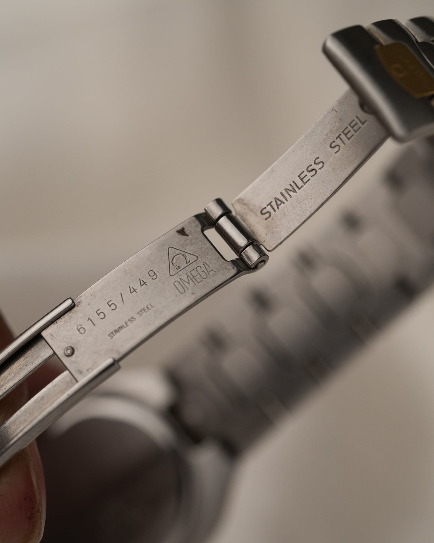 Vintage 1990 Omega Seamaster Polaris in 18k YG/SS