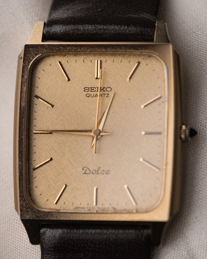 Vintage 1980s Seiko Dolce Tank