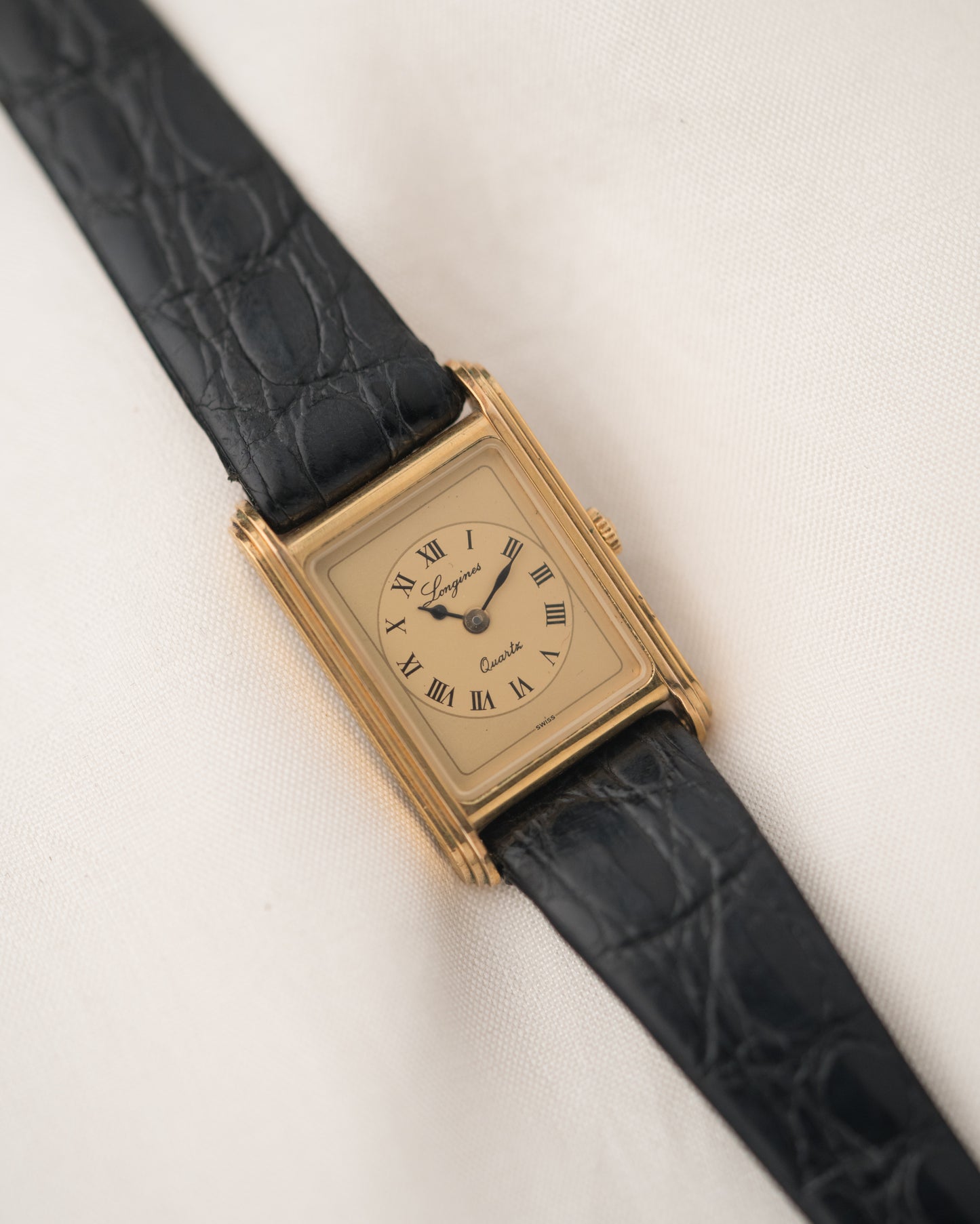 1980s Vintage Longines Tank 150th Anniversary