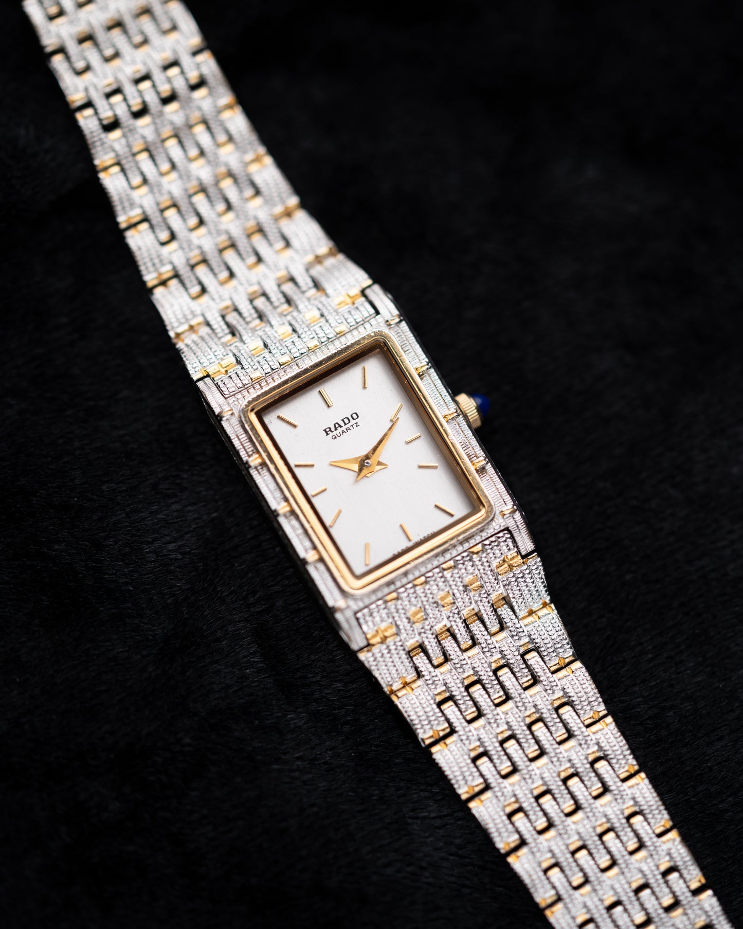 1990s Rado Textured Dual Tone