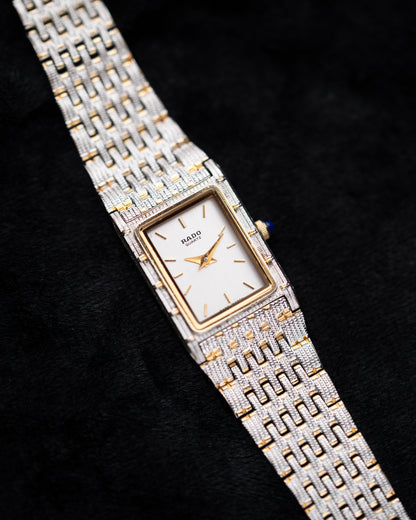 1990s Rado Textured Dual Tone