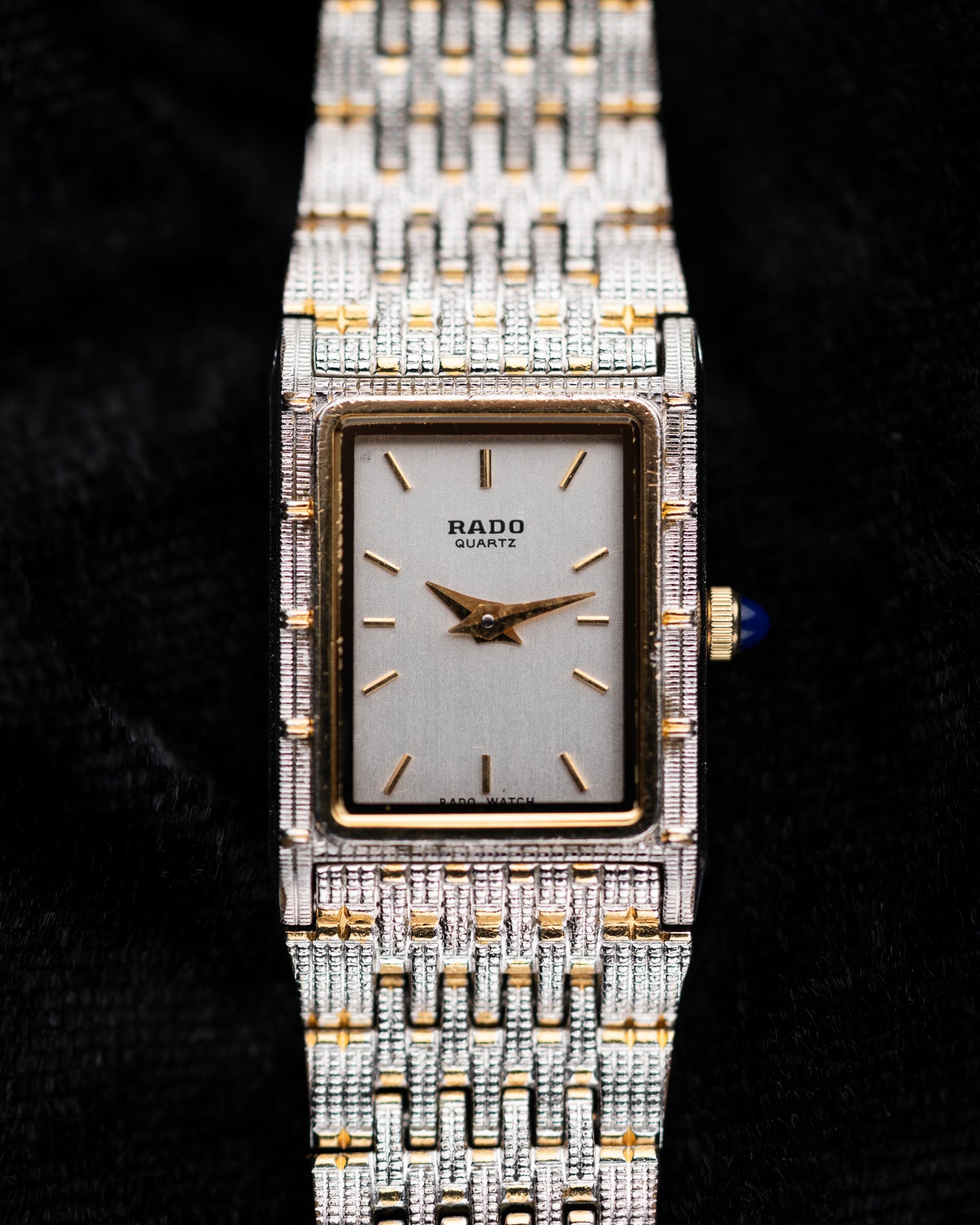 1990s Rado Textured Dual Tone