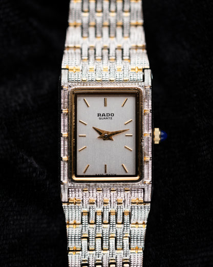 1990s Rado Textured Dual Tone