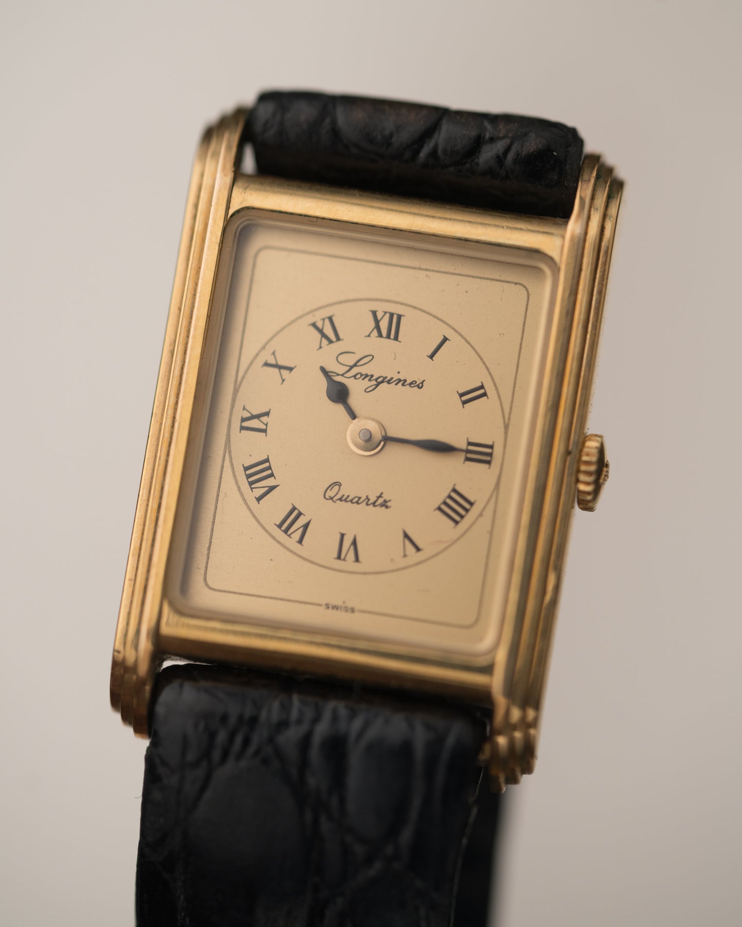 1980s Vintage Longines Tank 150th Anniversary