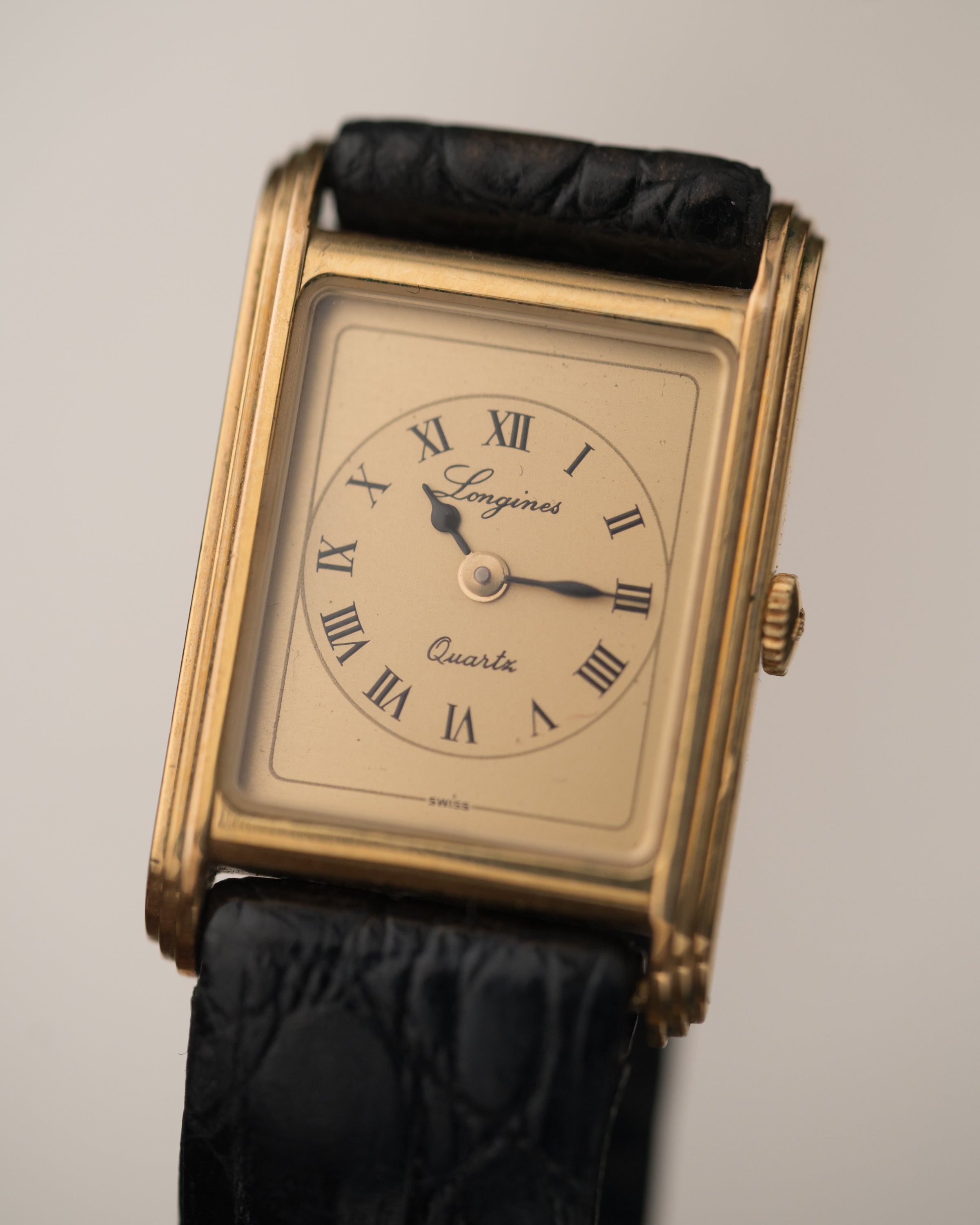1980s Vintage Longines Tank 150th Anniversary