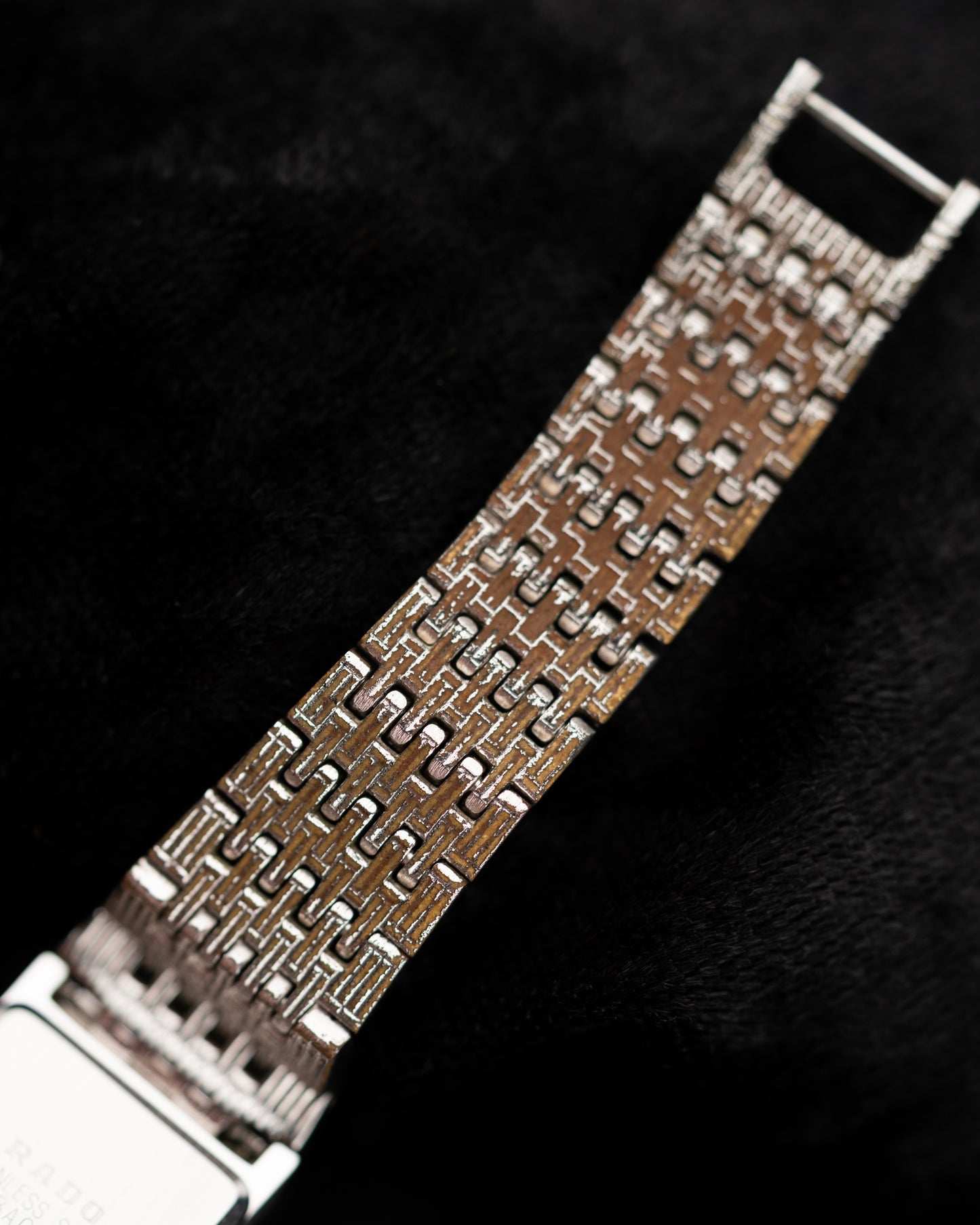 1990s Rado Textured Dual Tone