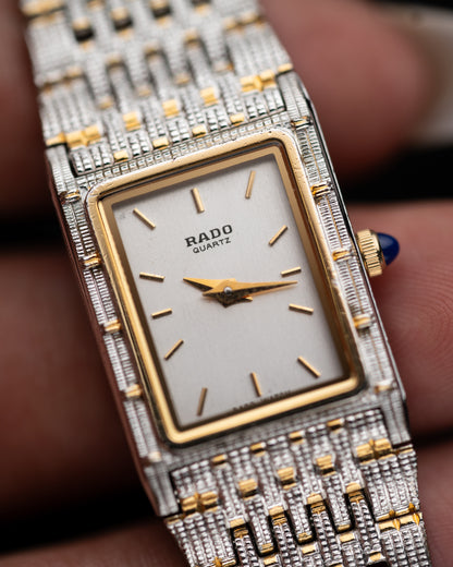 1990s Rado Textured Dual Tone