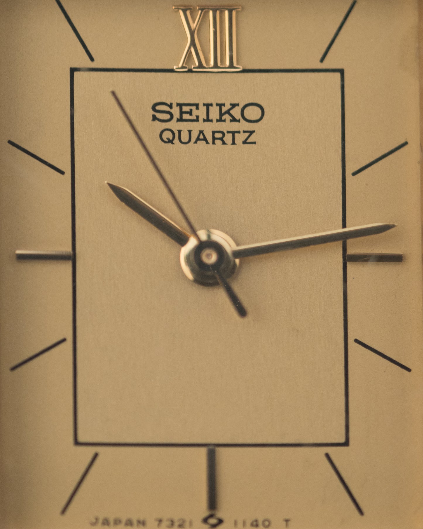 1980s Vintage Seiko Nano Tank