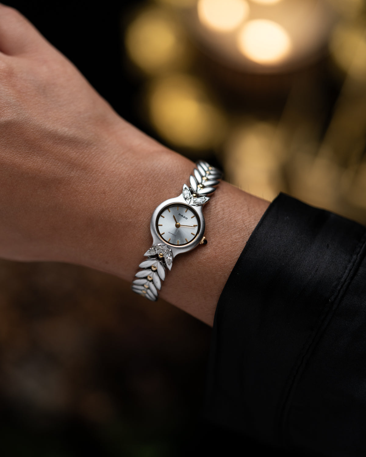 1980s Vintage Rado Leaf Bracelet