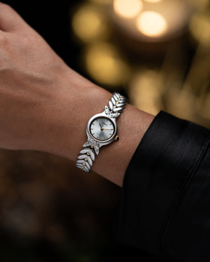 1980s Vintage Rado Leaf Bracelet