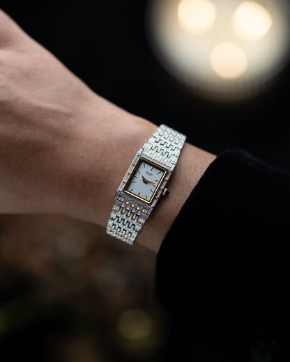 1990s Rado Textured Dual Tone