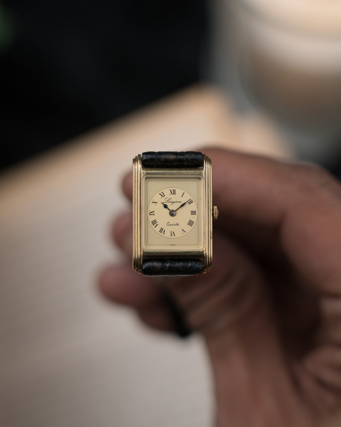 1980s Vintage Longines Tank 150th Anniversary