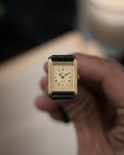 1980s Vintage Longines Tank 150th Anniversary