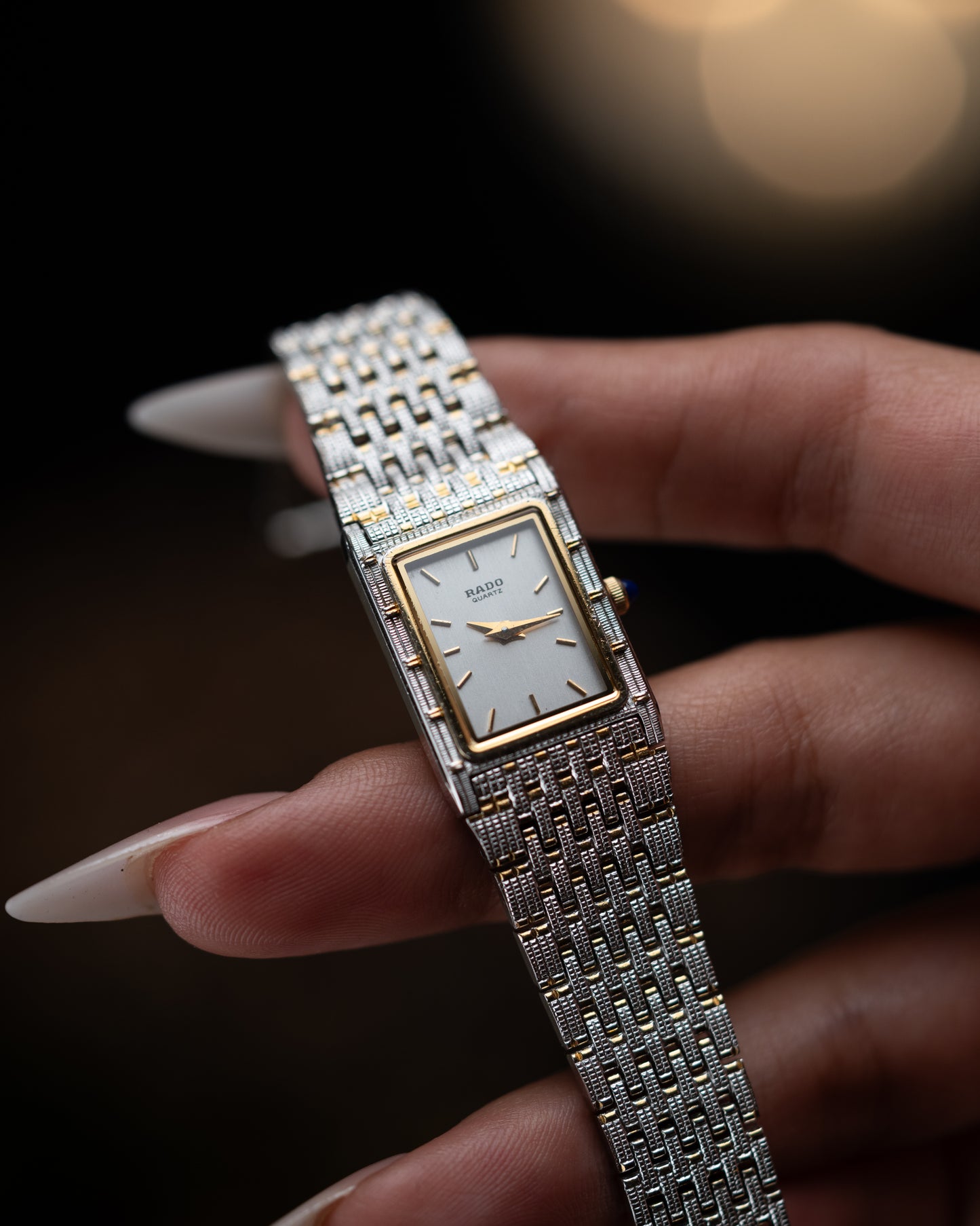 1990s Rado Textured Dual Tone