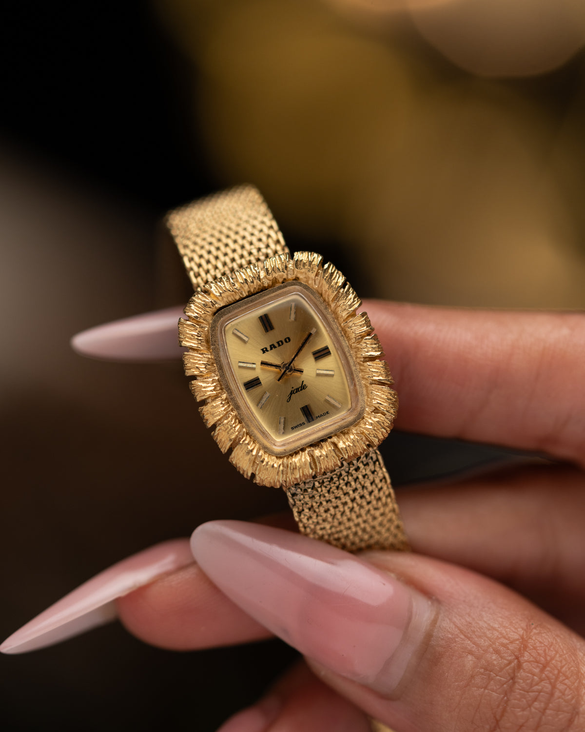 1970s Vintage Rado Jade