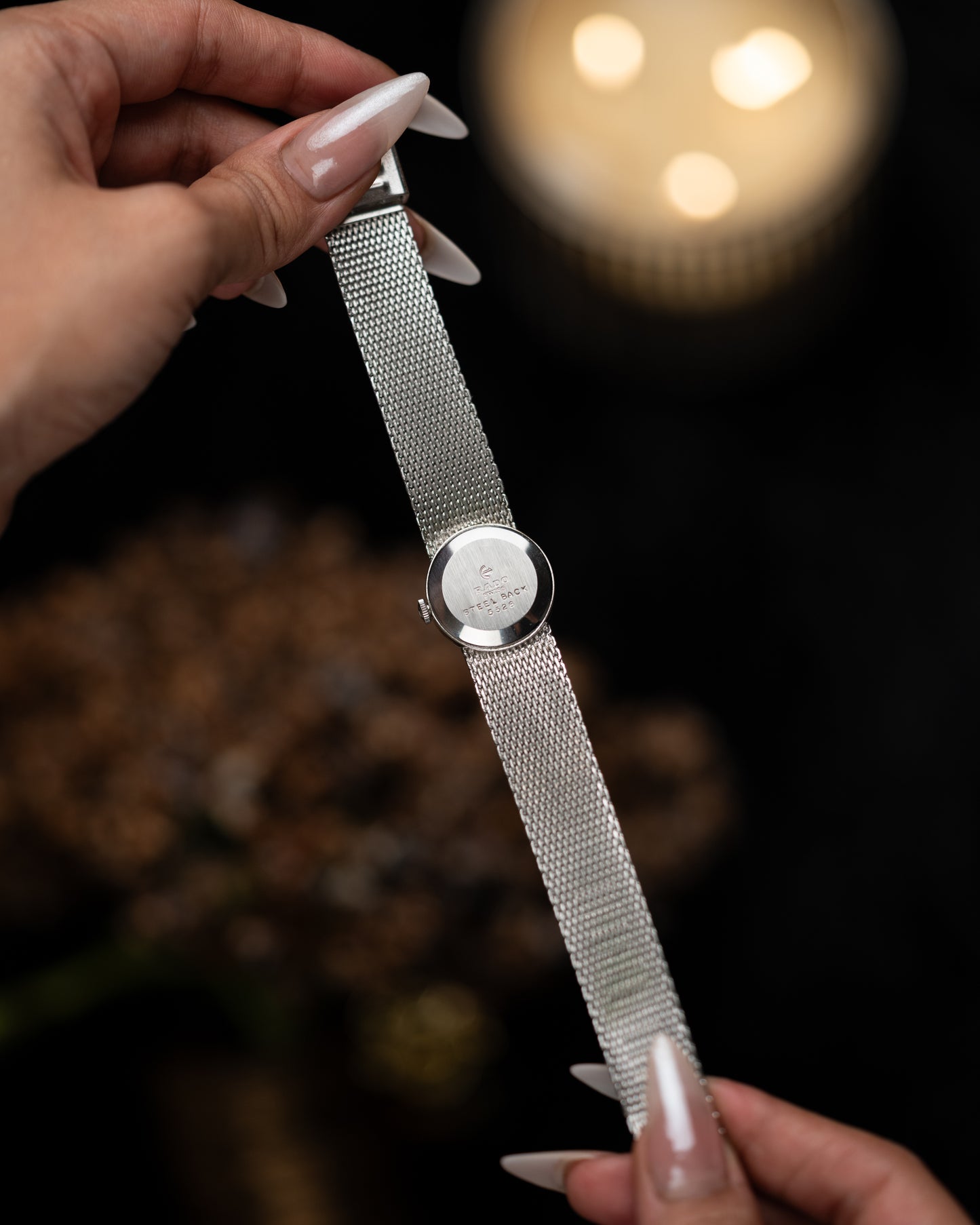 1970s Rado Jade Diamond Bezel