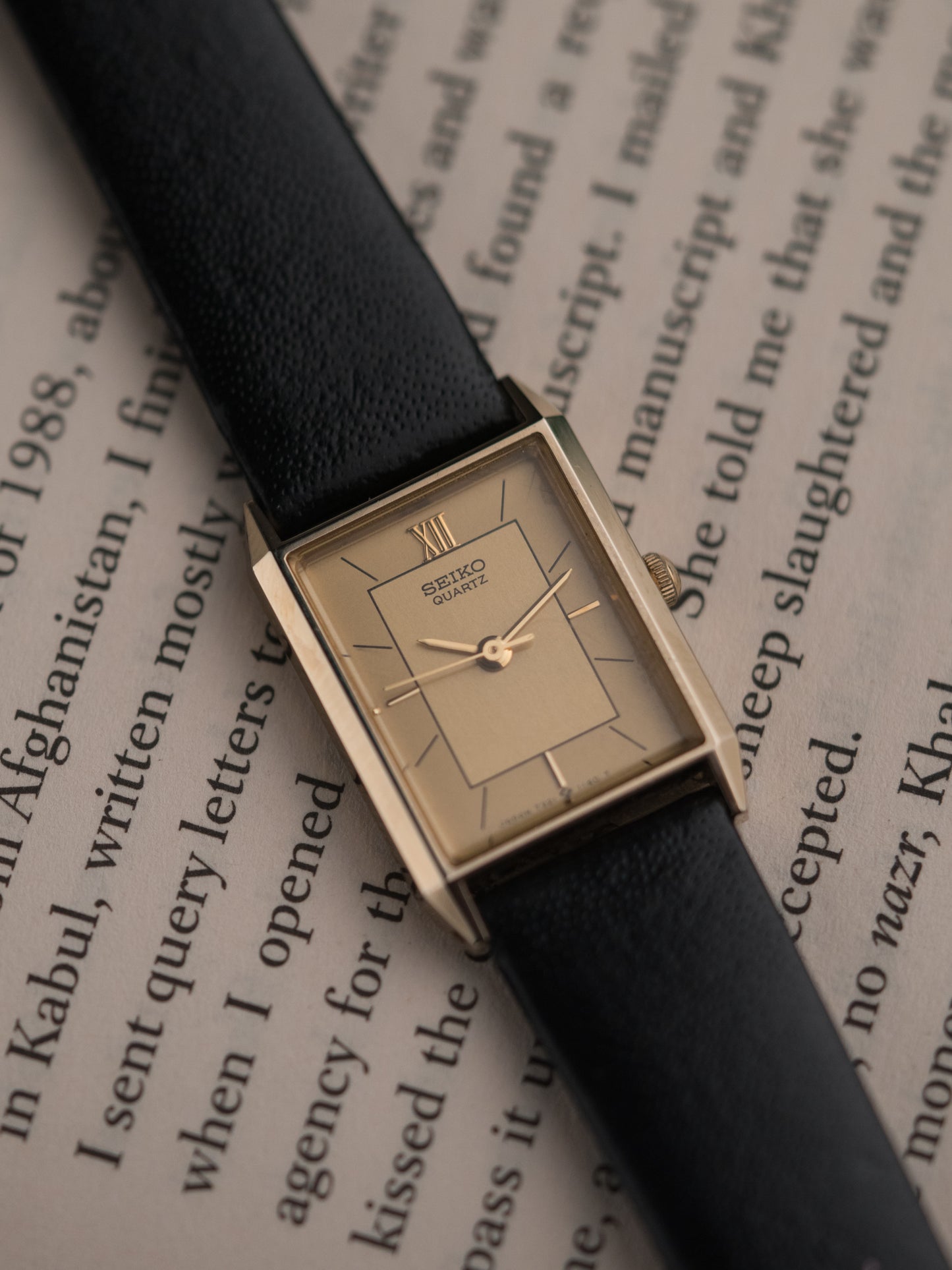 1980s Vintage Seiko Nano Tank