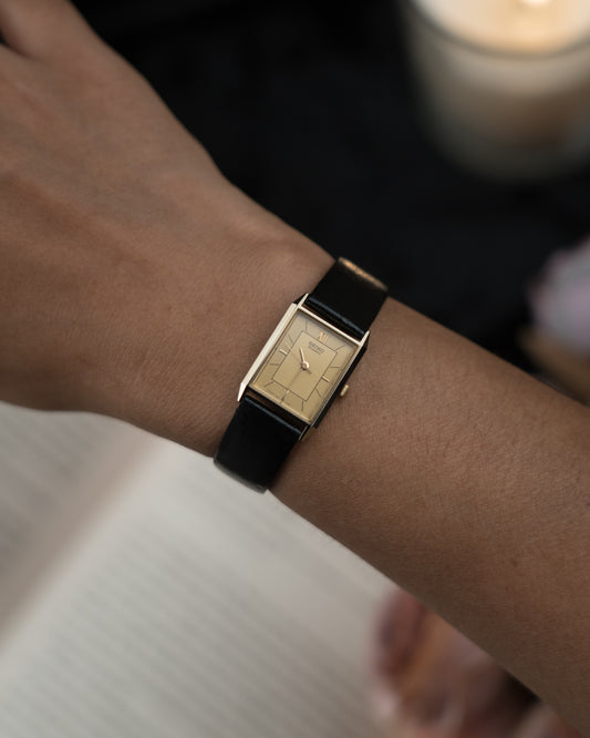 1980s Vintage Seiko Nano Tank