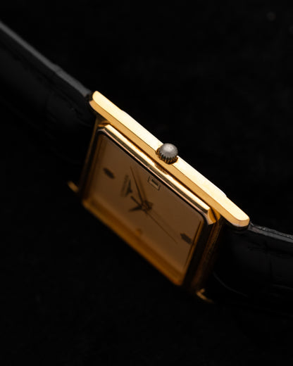 1980s Vintage Longines Champagne Bark Dial